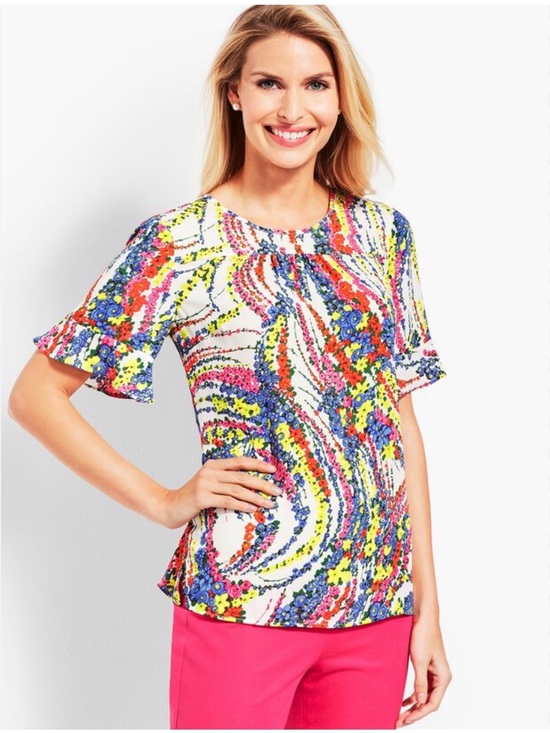 Talbots Tops - Talbots floral top in MP